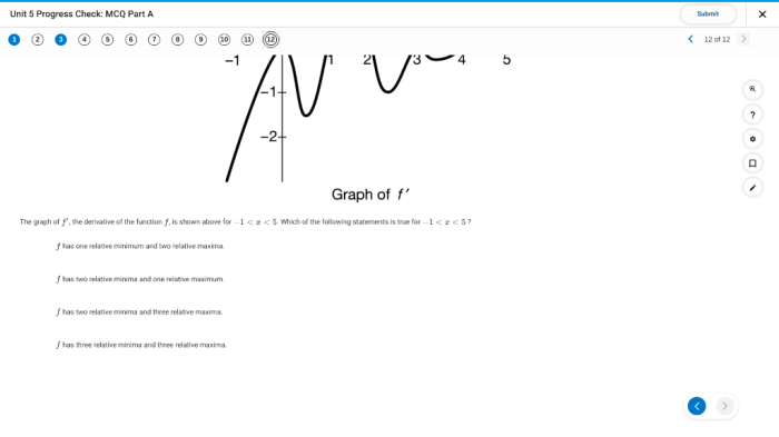 Ap calc unit 5 progress check mcq part c