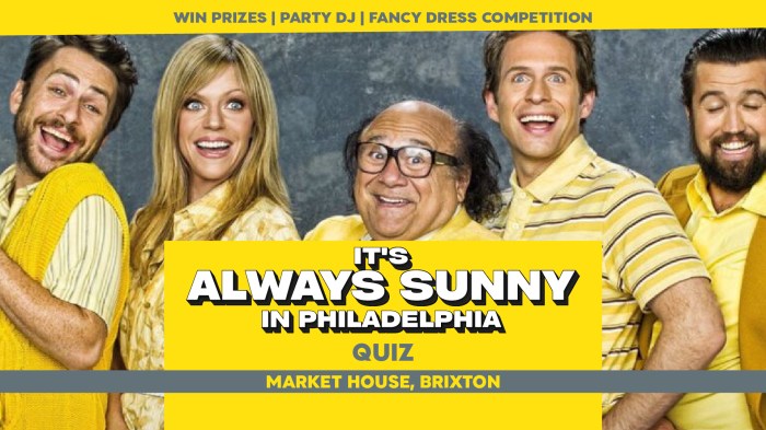 Always sunny in philadelphia trivia