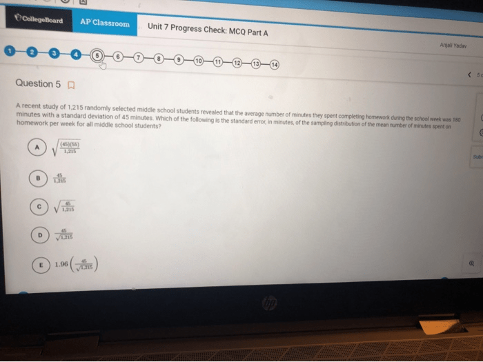 Ap calc unit 5 progress check mcq part c