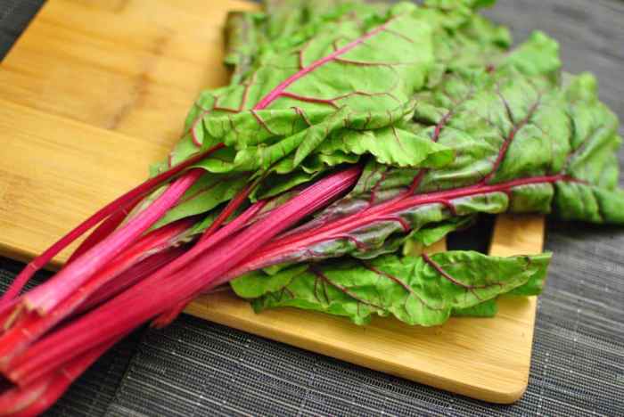 Underground vegetable with edible greens