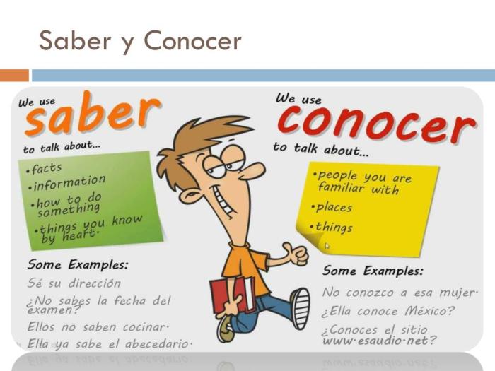 Saber o conocer leccion 6