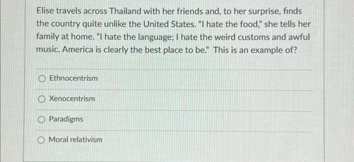 Elise travels across thailand with her friends and